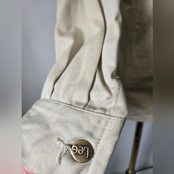 LEE Cream Denim Western Jacket. Size Small - Picture 7 of 13